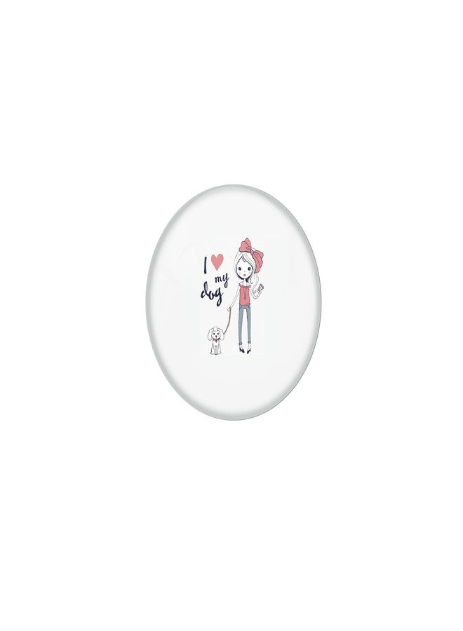 AVI Pin Badges Metal Multi with 5 in 1 I Love My Dog Design Badges Metal 6 cm Size R8000030 - Image 3